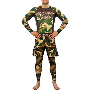 Леггинсы Hardcore Training Forest Camo