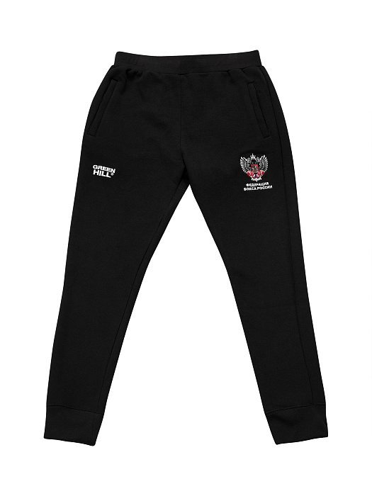 FSW-9071 Костюм спортивный Федерация Бокса России черный with FBR logo