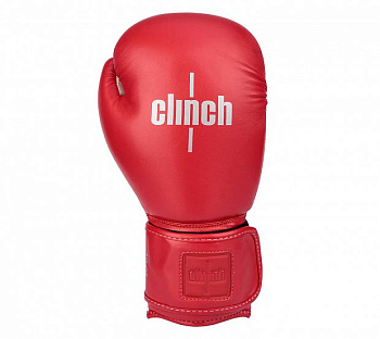 C137 Перчатки боксерские Clinch Fight 2.0 красно-белые