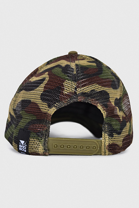 Бейсболка/Кепка Bad Boy зеленый камуфляж