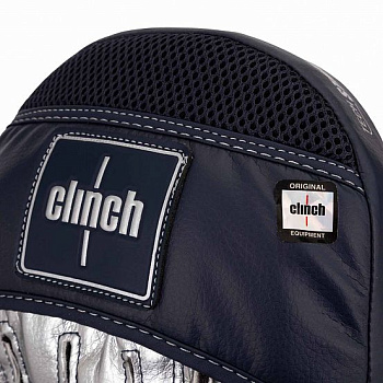 C548 ЛАПЫ CLINCH SHOCK ABSORB MITT ТЕМНОСИНЕ-СЕРЕБРИСТЫЕ