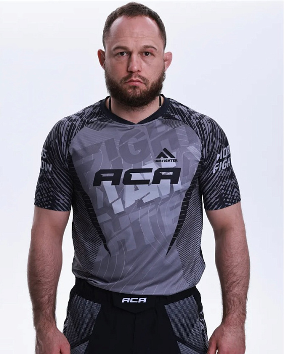 Футболка спортивная ACA ММА серая