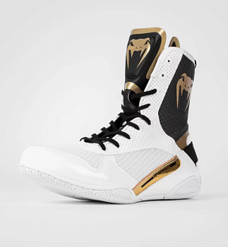 Боксерки Venum Elite White/Black-Gold