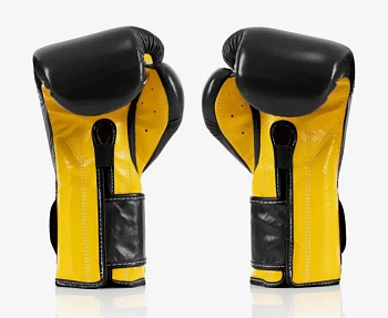 Боксерские перчатки Fairtex BGV9 Black/Yellow
