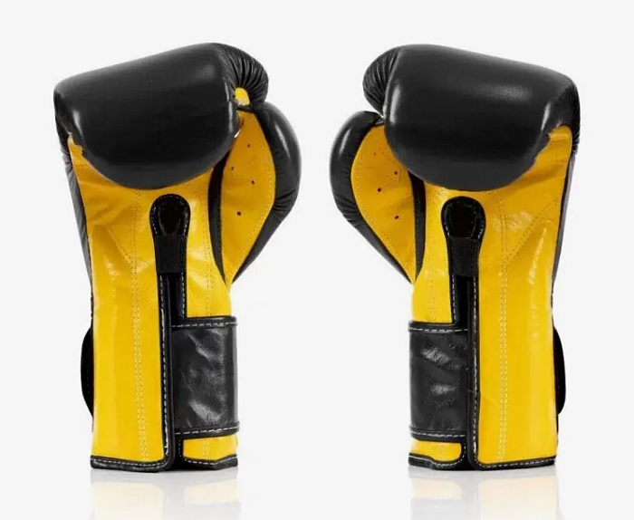 Боксерские перчатки Fairtex BGV9 Black/Yellow