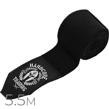 Боксерские бинты Hardcore Training Helmet Black/White 5.5