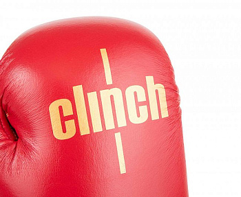 C175 Перчатки боксерские Clinch Olimp Premium Champion Line красные