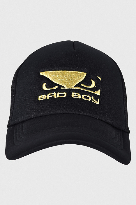 Бейсболка/Кепка Bad Boy с сеткой черный