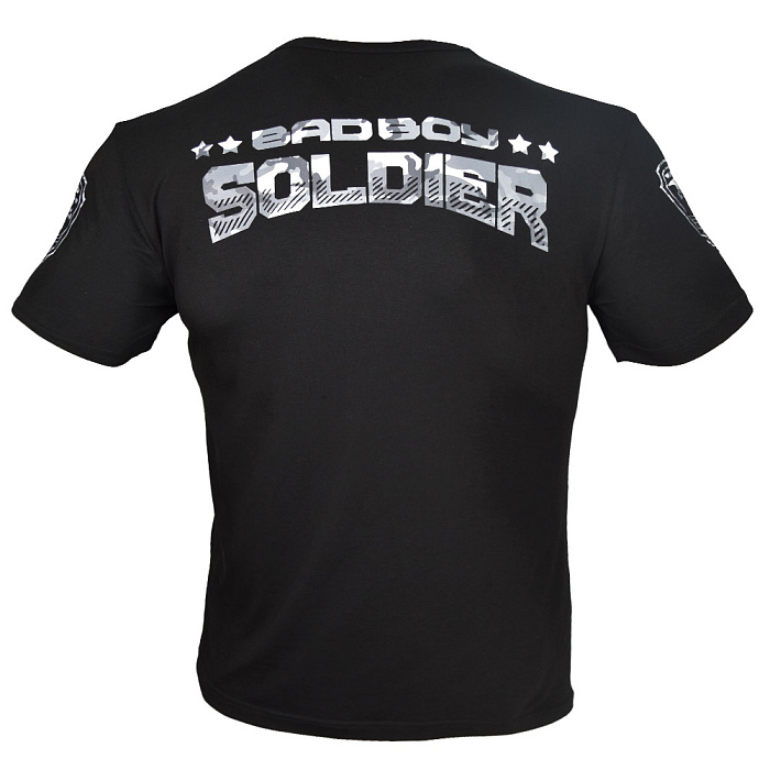 Футболка подростковая Bad Boy Soldier oversize черная