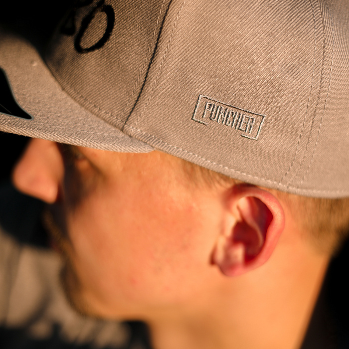 Бейсболка BJJ серая