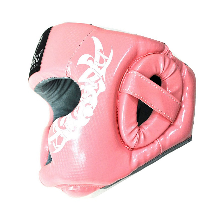 31-11P Kiboshu Шлем защита подбородка /Розовый/Кожа/Зам (M)