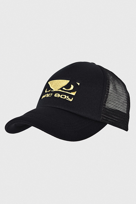 Бейсболка/Кепка Bad Boy с сеткой черный