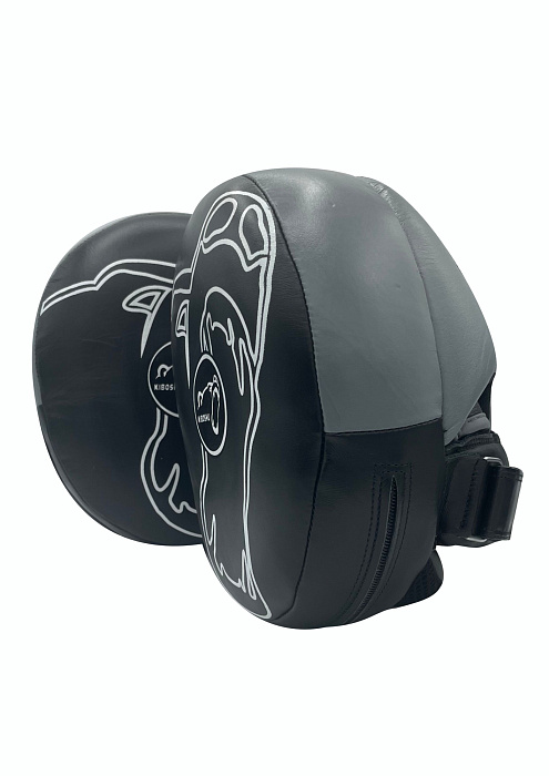 46-34 Kiboshu Ударные лапы SOFT II/Черный с серым/Кожа