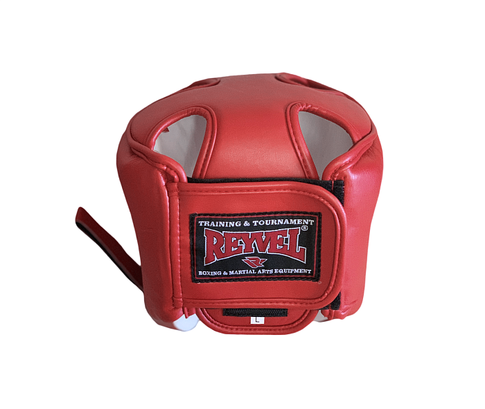 Шлем боксёрский винил красный L