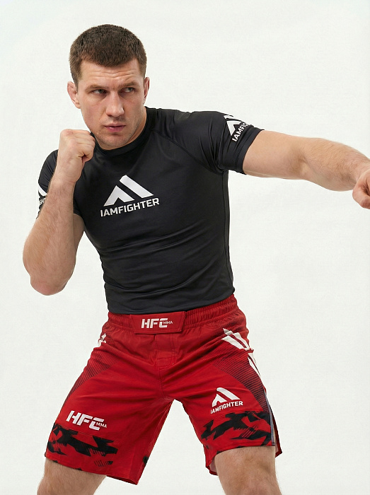 Шорты I Am Fighter HFC красные