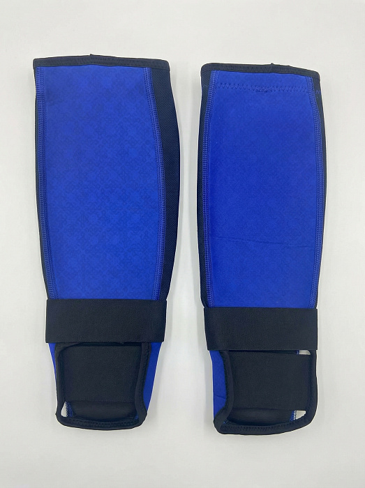 Защита голень-стопа Rage Союз ММА Росии синий неопрен