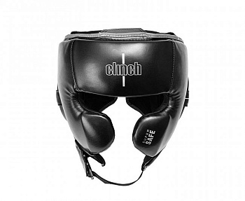 C226 Шлем боксерский Clinch Contender черно-серый