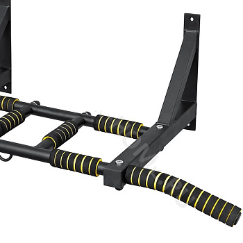 Турник настенный разборный усиленный (черный)
