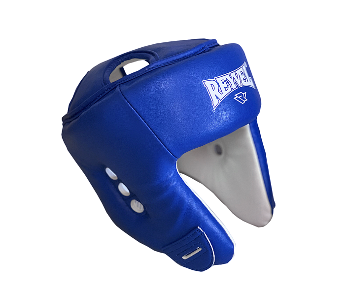 Шлем боксёрский винил синий L