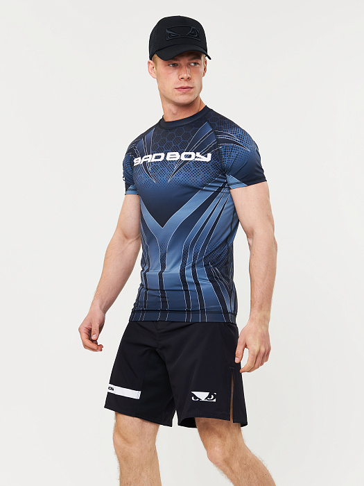 Рашгард Bad Boy Legacy короткий рукав черный