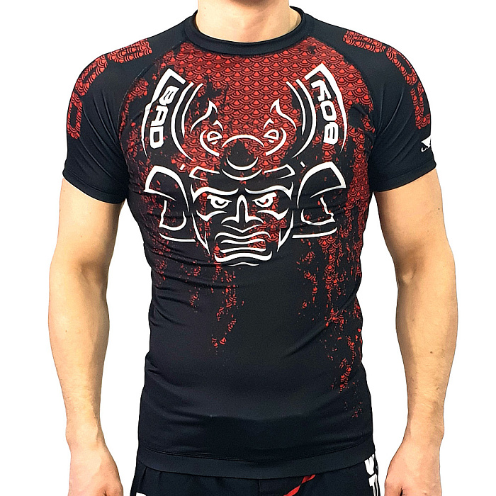 Рашгард Bad Boy Katana Short Sleeves Black/Red
