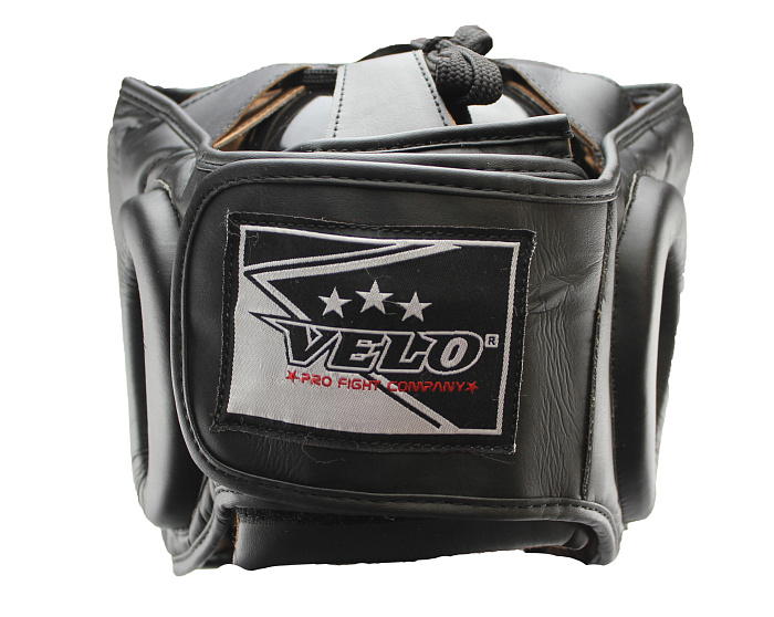Шлем боксерский VELO NEW с бампером, закрытый, черный, MFL, M 