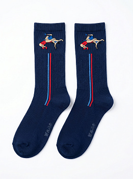 ISS0201 IMERA WRESTLING5 носки муж. синий