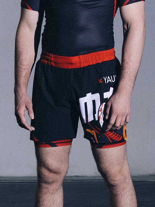 Шорты Manto LUCKY CAT черные