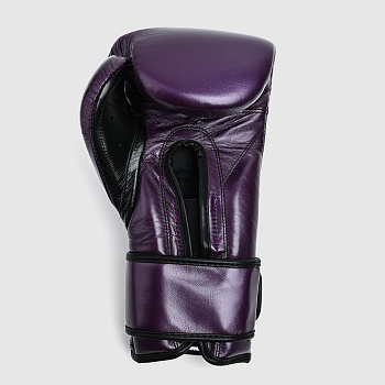 Перчатки боксерские тренировочные на липучках CLETO REYES CE600 фиолетовые , кожа