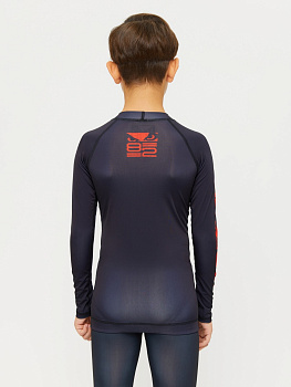 Детский Рашгард Bad Boy Origin New Rashguard Long Sleeves черный/красный