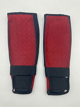 Защита голень-стопа Rage Союз ММА Росии красный неопрен