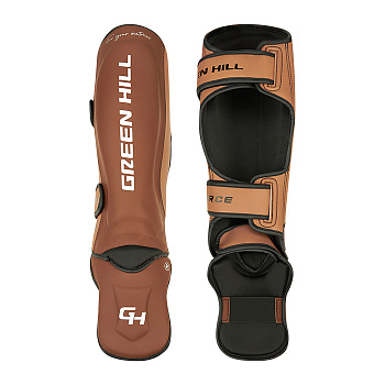 CNSGK-770 Защита голень-стопа Force 3D inject foam KK Коричнево-табачный