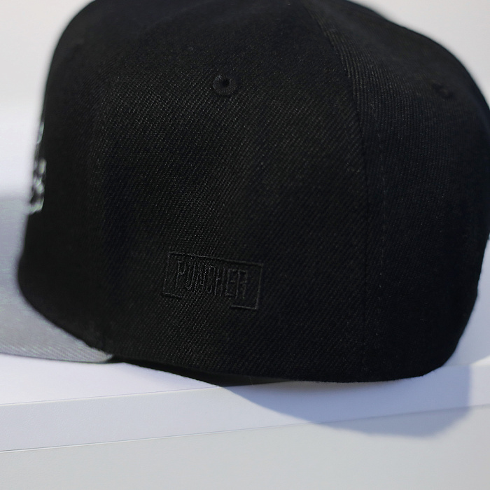 Бейсболка JUDO черно-серая