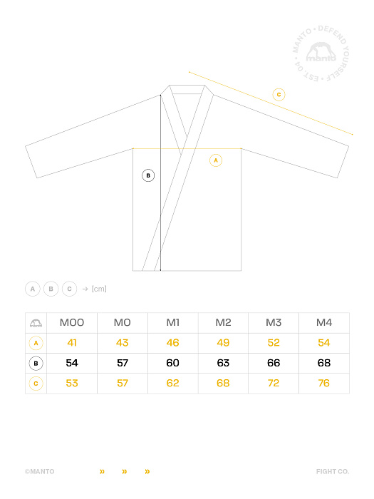 Кимоно MANTO "TIGER`S TAIL" JUNIOR BJJ Gi