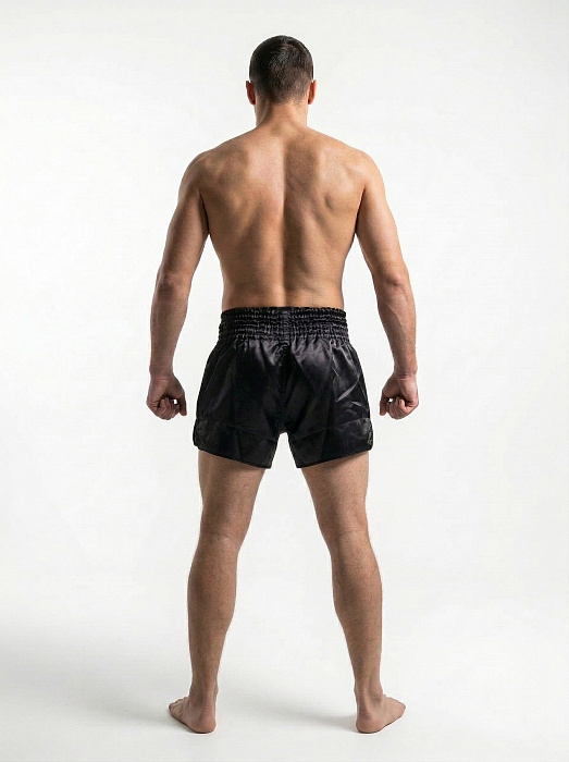 Шорты для тайского бокса Muay Thai черн/золот.