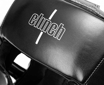 C226 Шлем боксерский Clinch Contender черно-серый