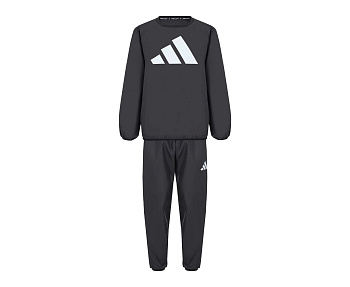 adiSS01 Костюм для сгонки веса Sauna Suit черно-белый
