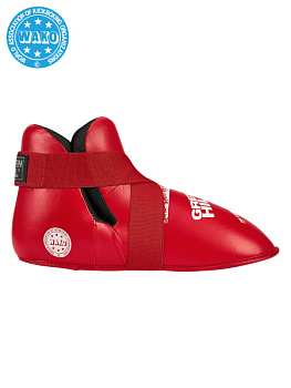 KBSP-3076w Кикбоксерские футы PANTHER WAKO Approved красные