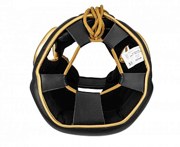 adiPHG01M Шлем боксерский AdiStar Pro Head Gear черно-золотой