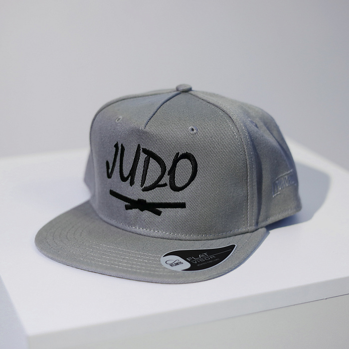 Бейсболка JUDO серая 