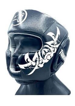 31-10BK Kiboshu Шлем защита подбородка Training/Черный/Кожа 