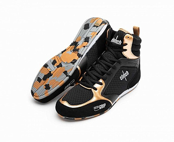 C418 Боксерки Clinch Punch 3.0 черно-бронзовые NEW