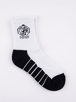 ISL0160 Имера "MMA" Спортивные Мужские носки бел. черный
