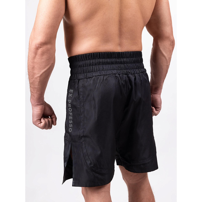 Шорты боксерские FIGHTEXPERT Classic Boxing Черный Серый