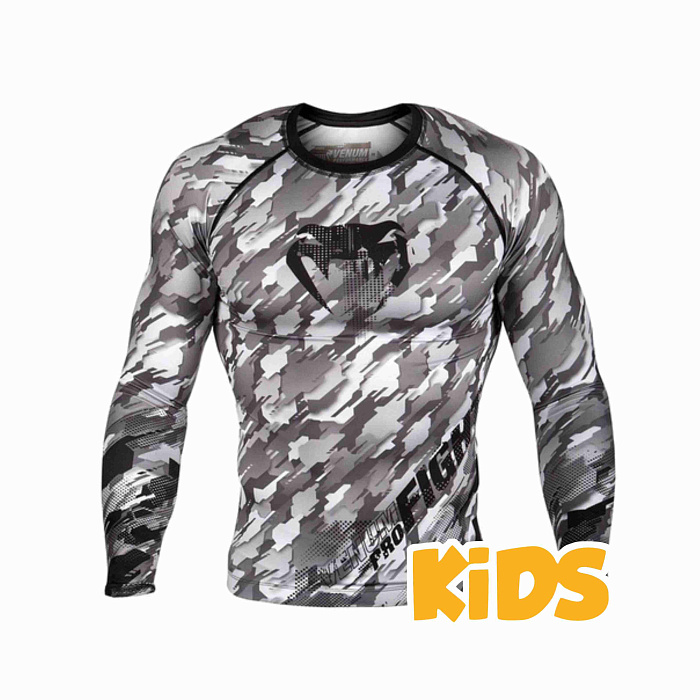 Рашгард детский Venum Tecmo L/S Black  \ XS 