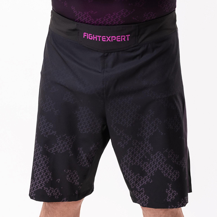 Боевые шорты FIGHTEXPERT Tactical Black / Purple 