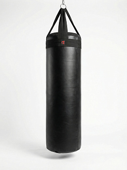 Мешок боксёрский цилиндрический 170х40 см (тент ПВХ) вставка гильза ППУ + подвесное (стропы, карабин