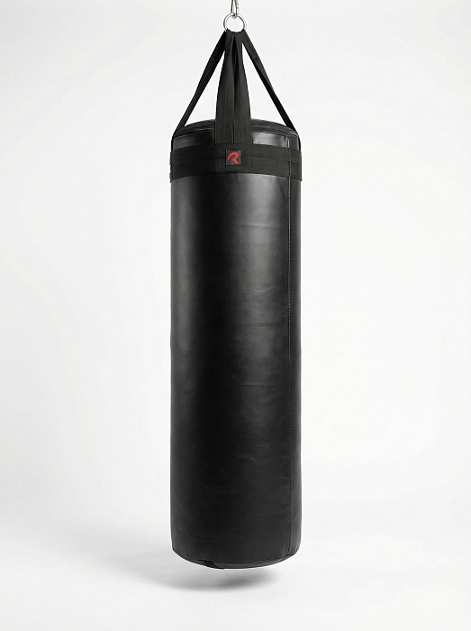 Мешок боксёрский цилиндрический 170х40 см (тент ПВХ) вставка гильза ППУ + подвесное (стропы, карабин