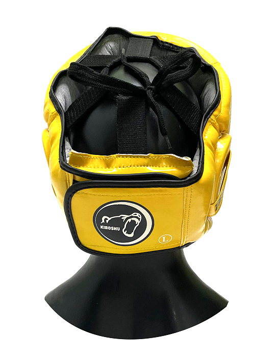 31-12YL Kiboshu Шлем Training-Желтый-Кожа-Зам