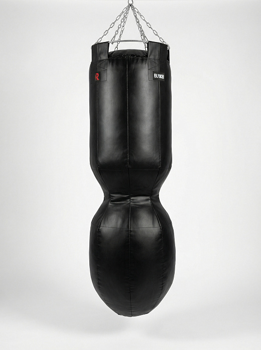 Мешок боксёрский Силуэт 150х45х30 см (тент ПВХ) + подвесное